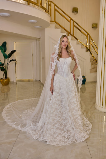 Theodora – Lace Corset Bridal Gown