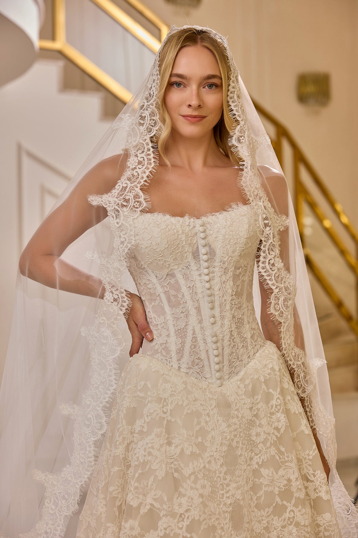 Theodora – Lace Corset Bridal Gown