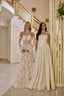 Violetta – Minimalist Couture Ball Gown in Silk Ivory