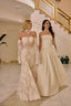 Violetta – Minimalist Couture Ball Gown in Silk Ivory