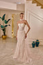 Cordelia – Embroidered Bridal Couture Gown in Blush Ivory