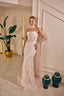 Cordelia – Embroidered Bridal Couture Gown in Blush Ivory