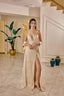 Belladore – Embellished High-Slit Couture Evening Gown