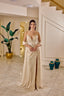 Belladore – Embellished High-Slit Couture Evening Gown