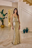 Leonora – Golden Sequin Couture Gown