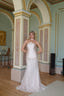 Orlena Embellished Corset Evening Gown — full-length front view of the couture silhouette