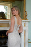 Virelle Crystal-Embellished Mermaid Evening Gown in Ivory