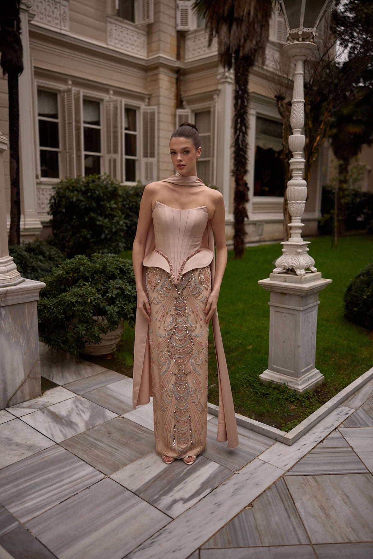 Arabella – Embellished Corset Couture Gown