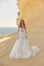 Argo Lace Ball Gown Wedding Dress with Illusion Corset