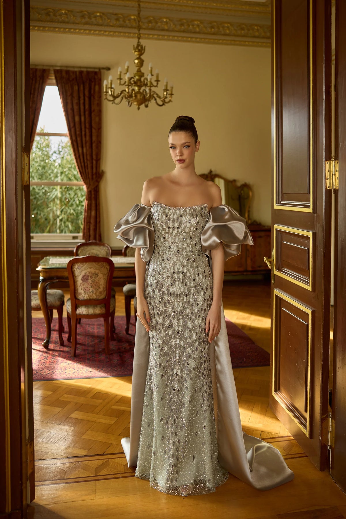 Aurelia – Crystal Embellished Couture Gown