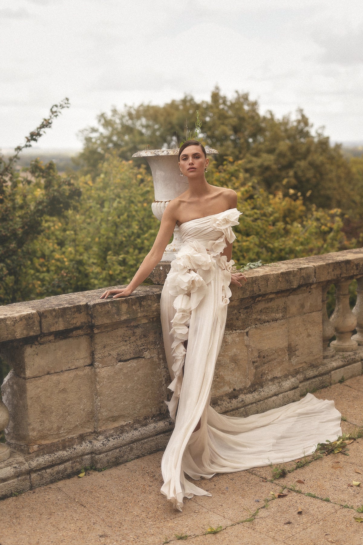 Eira by Maison Harleen couture gown — full-length front view of the couture silhouette