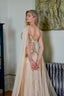 Elisara Embellished Cape Couture Gown