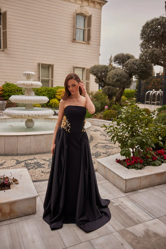 Elowen Strapless Couture Evening Gown