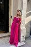 Chelsea – Draped Off-Shoulder Evening Gown