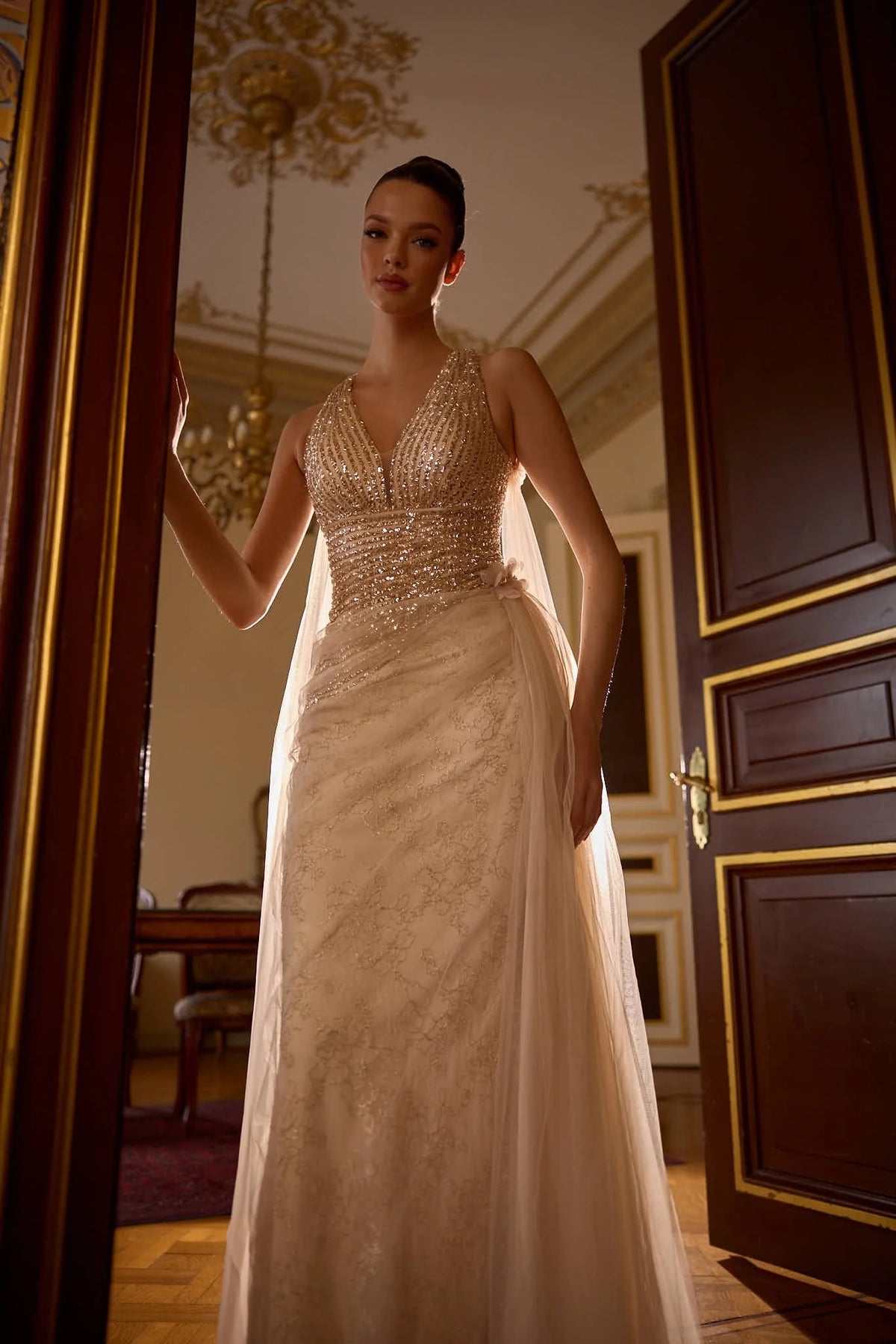 Liora – Embellished Tulle Couture Gown