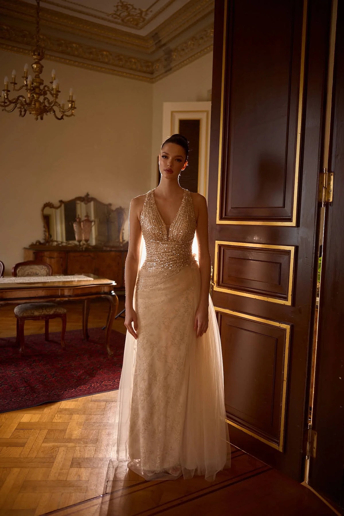 Liora – Embellished Tulle Couture Gown