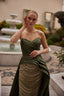 Nehir – Draped Sequin Evening Gown