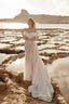 Werra Beaded Lace & Draped Satin Couture Bridal Gown