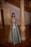 Luna – Crystal Embellished Satin Ball Gown
