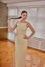 Seren Minimal Bow Detail Evening Dress